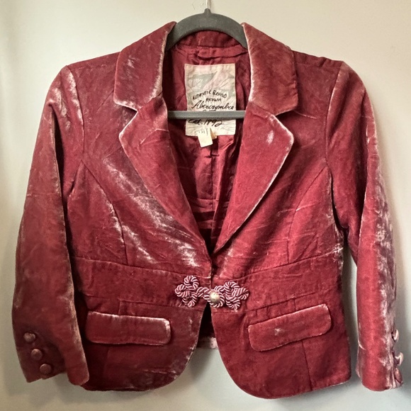 A&F Vintage Blazer: Silk, Viscose, & Velvet, Pristine - Picture 1 of 7